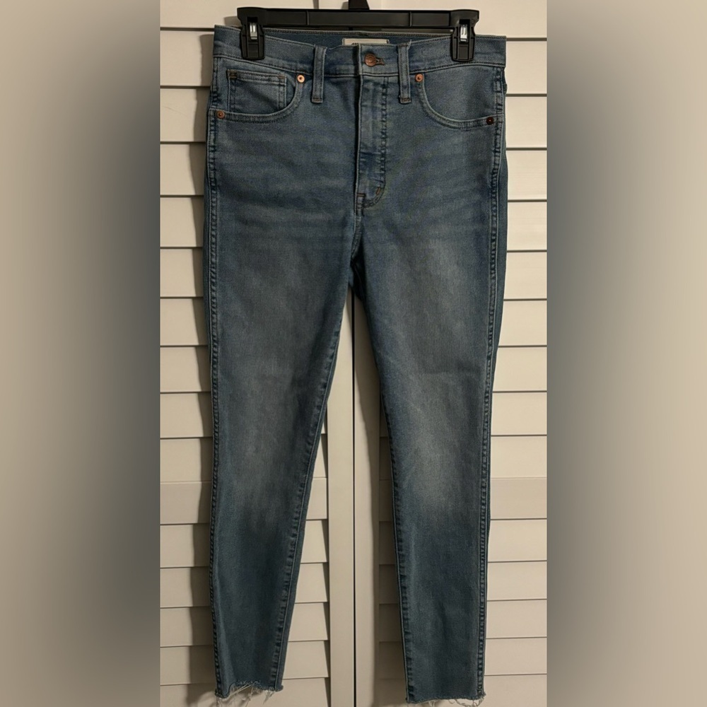 Madewell Women's Mid Rise‎ Skinny Jeans Size 27 Medium Wash Blue Denim